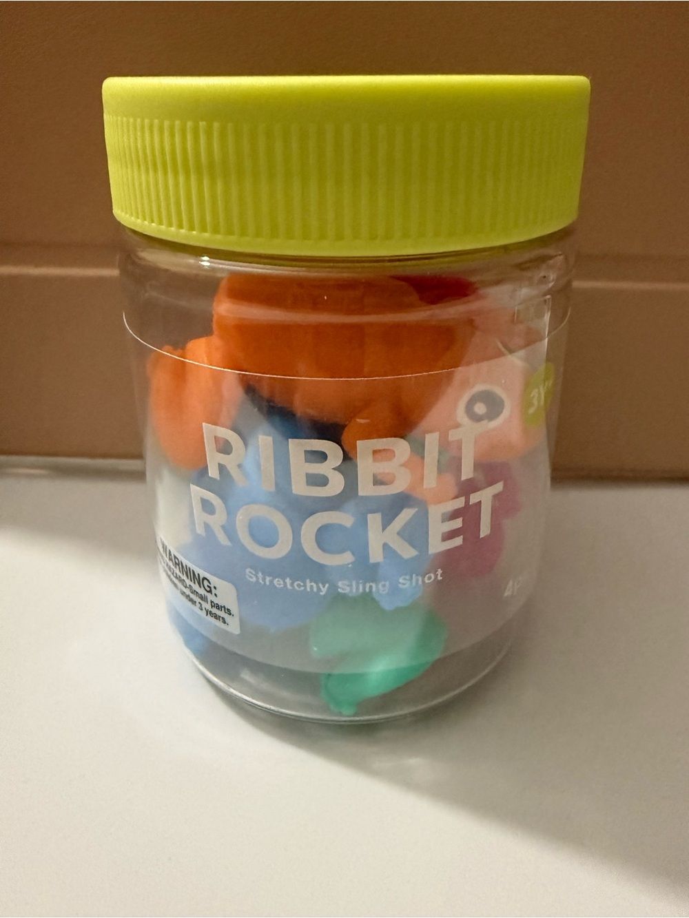 Stretchy Sling Shot Toy - Ribbet Rocket- Multicolor